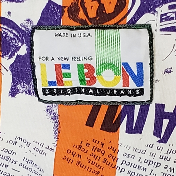 Lebon Vintage Cotton Men's Hoodie Sweatshirt Size L - Picture 2 of 7